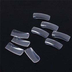 Unghii false transparente 100 buc Unghii false / Tips-uri